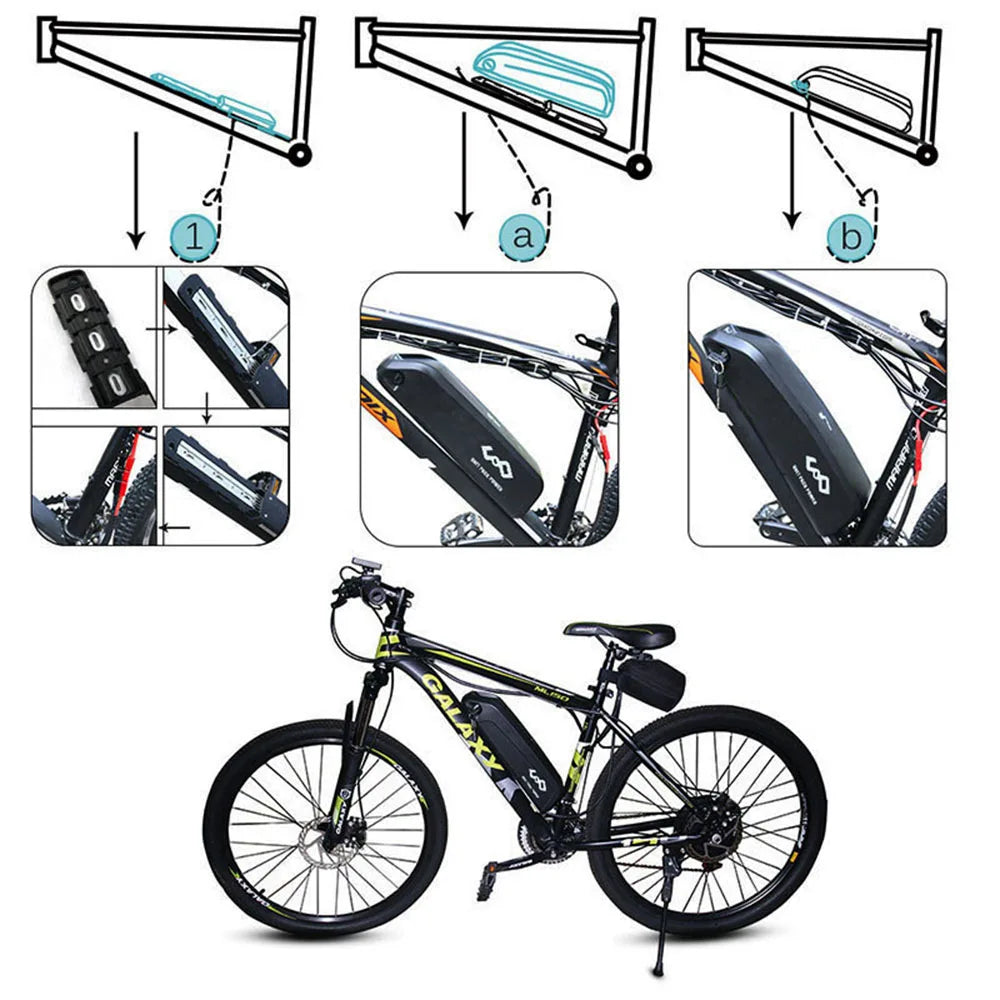 Hailong Ebike Battery 48V 36V 20Ah 14.4Ah 52vLithium 21700 E bike Electric Bicycle Batteries for 1000W 250W 350W 500W 750W