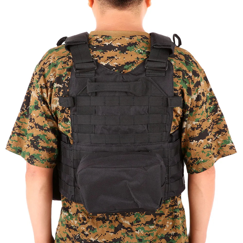 Outdoor Men's Modular Vest Hunting Gear Load Carrier Vest with Hydration Pocket