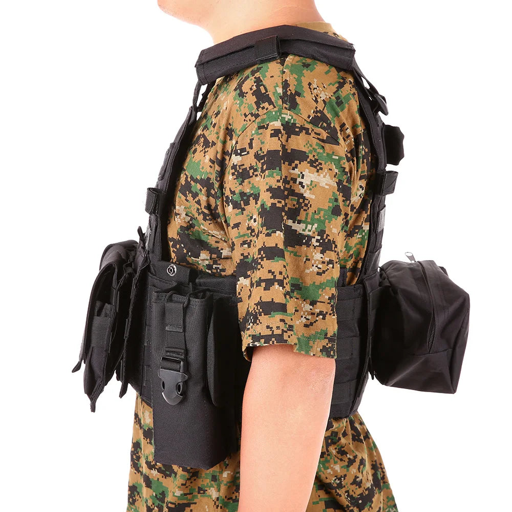 Outdoor Men's Modular Vest Hunting Gear Load Carrier Vest with Hydration Pocket