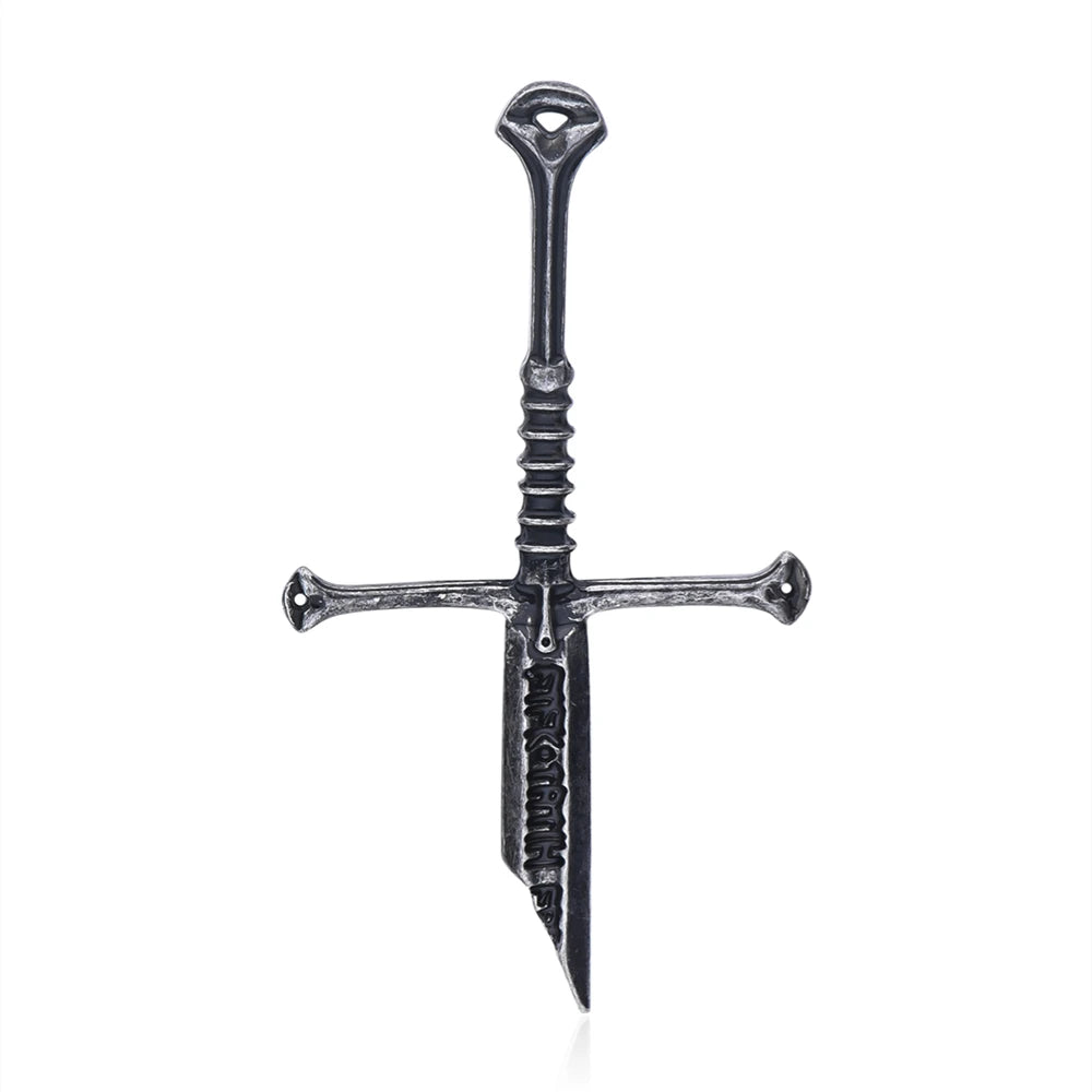 Lord of the Narsil Broken Sword Pin Movie Same Brooch Lapel Backpack Badge Cool Fashion Accessories Boys Men Fans Gift Jewelry