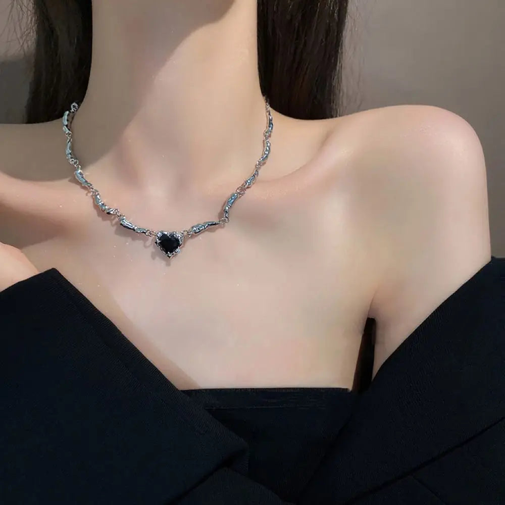 Chic Triangle Tassel Necklace Fashion Boho Long Chain Bar Pendant Clavicle Chain Gold Neck Choker