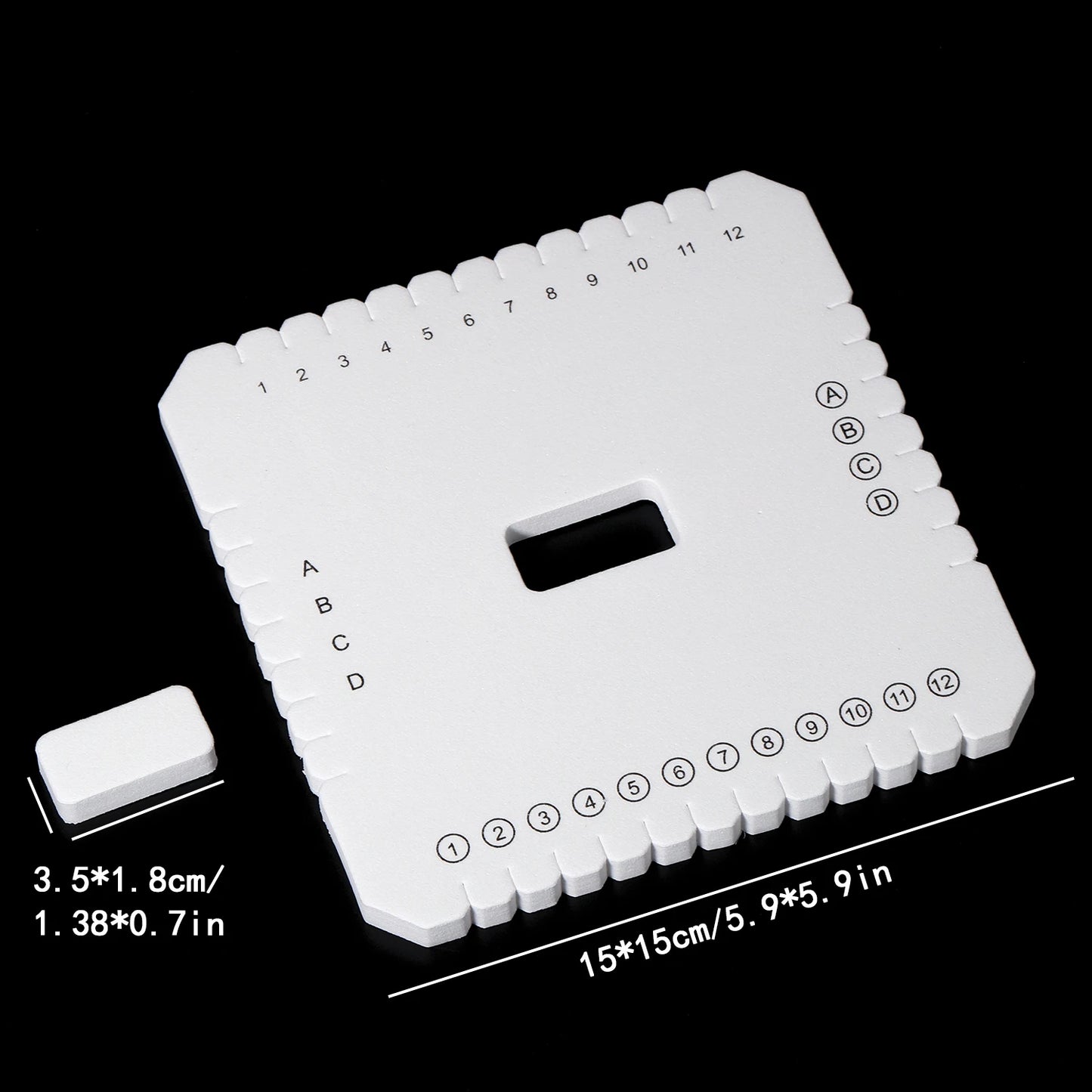 Braiding Disk Round Square Knitting Kumihimo Beading Cord Disc Tray Braiding Braided Plate DIY Bracelet Loom Weaving Board Tool