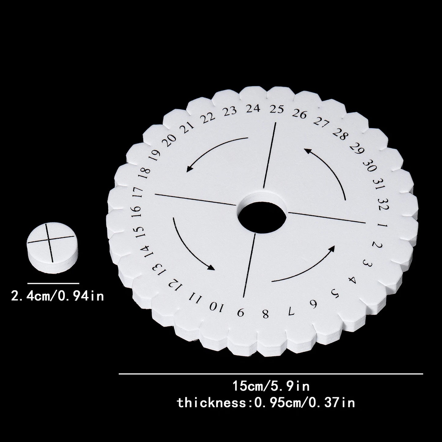 Braiding Disk Round Square Knitting Kumihimo Beading Cord Disc Tray Braiding Braided Plate DIY Bracelet Loom Weaving Board Tool