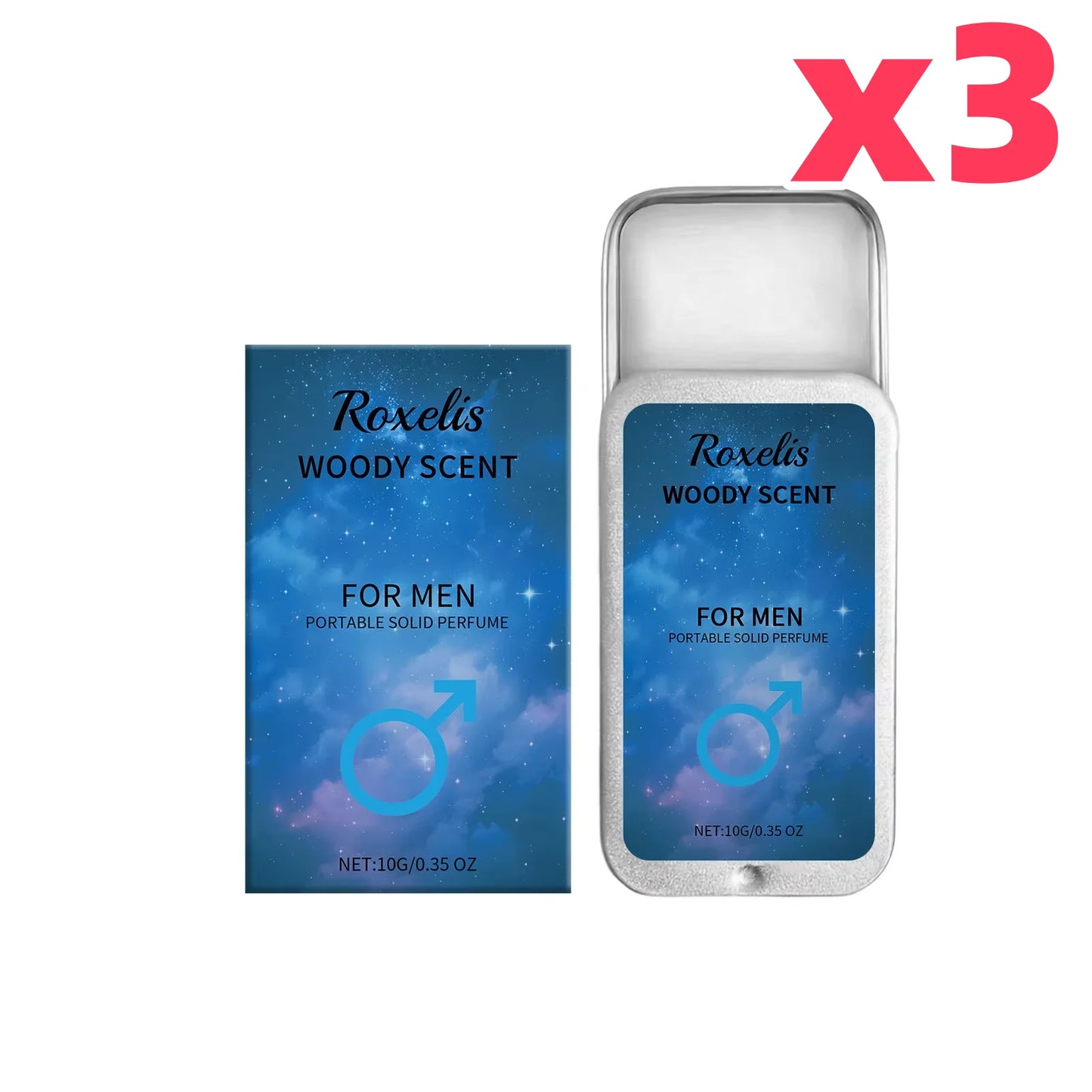 Pheromone Cologne Solid Perfume Woody Scent Lasting Natural Fragrance Release Charming Confidence Pocket Deodorant Solid Balm