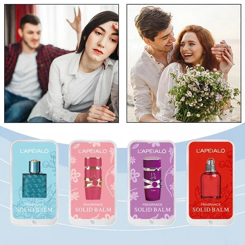 Arabic Popular Brand Solid Perfume Charming Pheromone Perfume Luxury Long-last Solid Perfume Dating Portable Cologne Fragrance