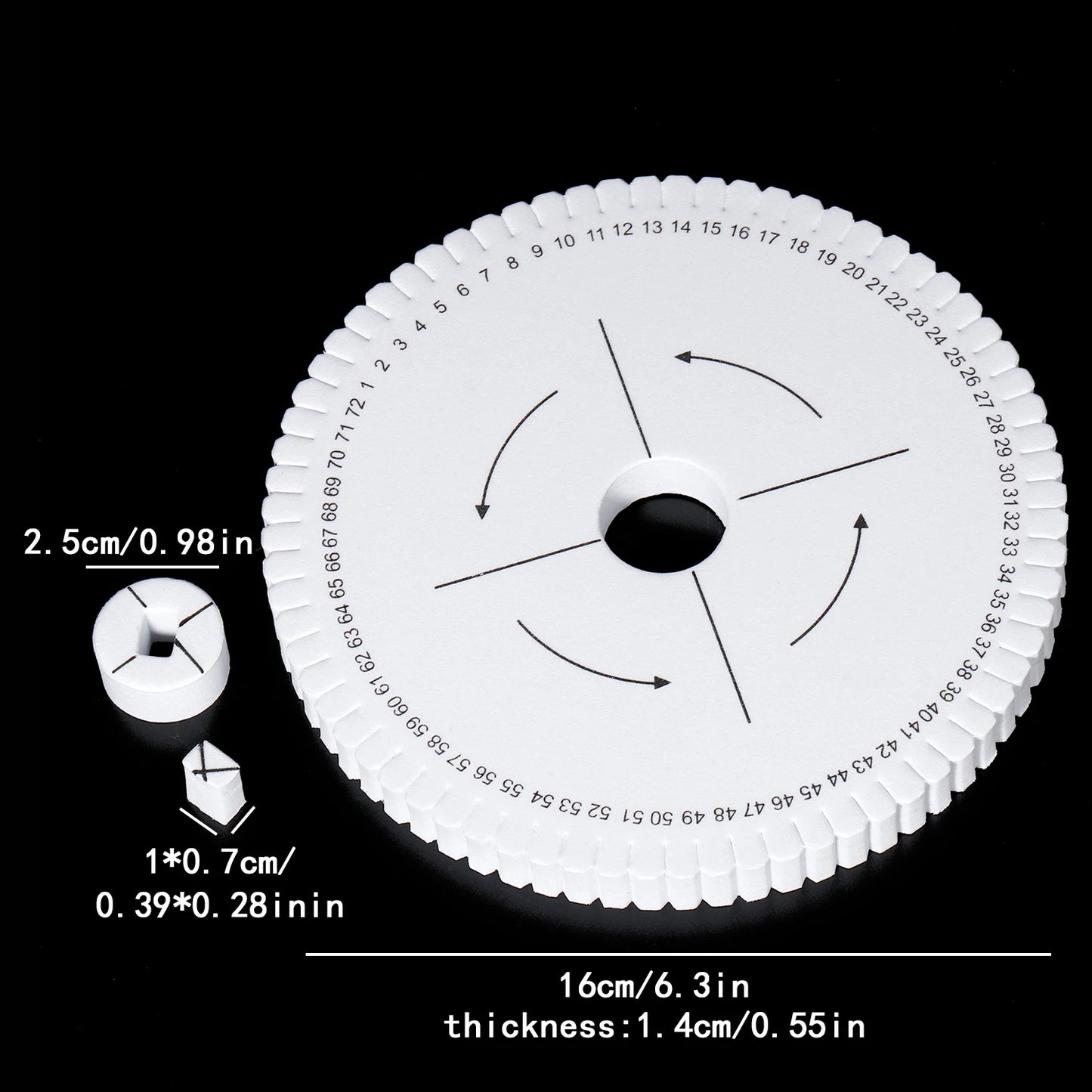 Braiding Disk Round Square Knitting Kumihimo Beading Cord Disc Tray Braiding Braided Plate DIY Bracelet Loom Weaving Board Tool