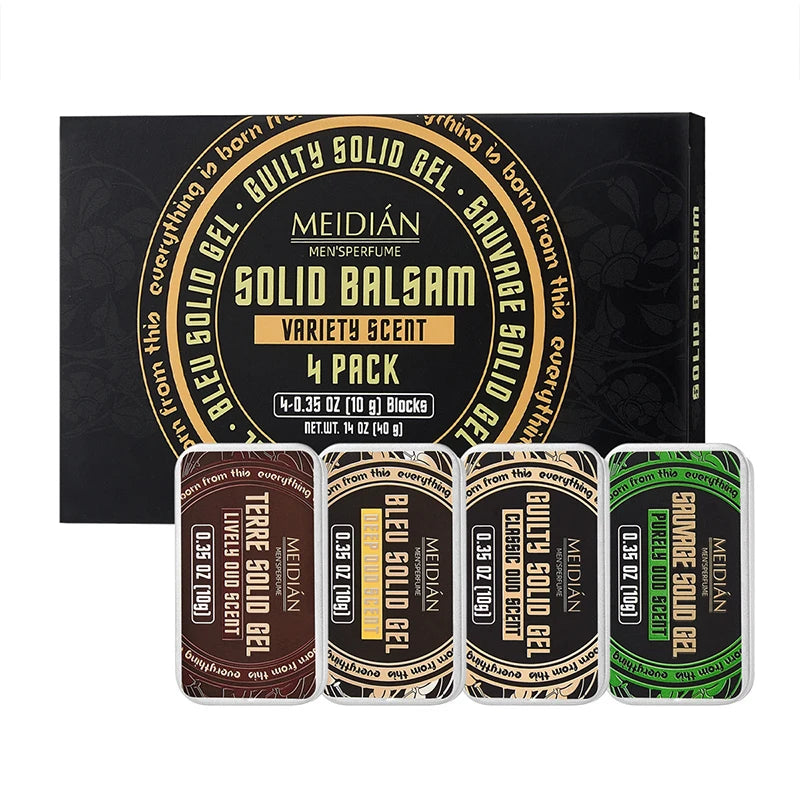 Solid Perfume Set Unisex Portable Fragrance Eau De Toilette Floral Fruity Elegant Fresh Charm Energetic Confident Solid Parfum