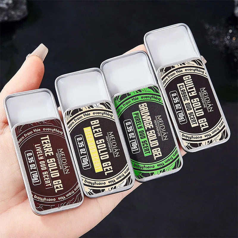 Solid Perfume Set Unisex Portable Fragrance Eau De Toilette Floral Fruity Elegant Fresh Charm Energetic Confident Solid Parfum