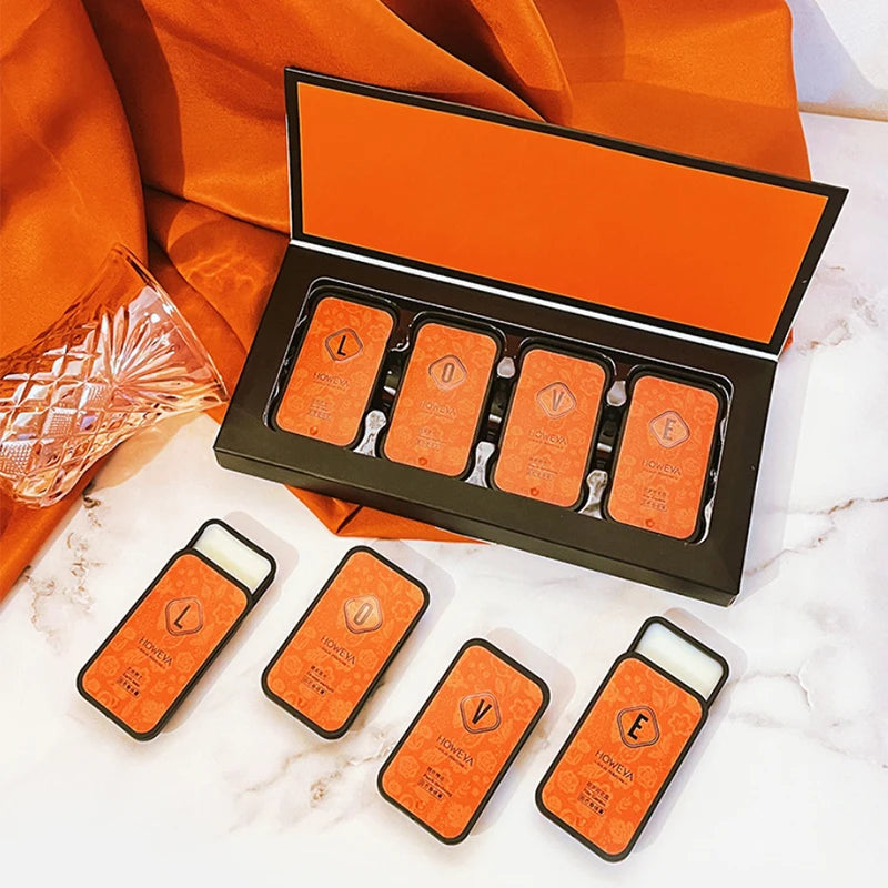 Solid Perfume Set Unisex Portable Fragrance Eau De Toilette Floral Fruity Elegant Fresh Charm Energetic Confident Solid Parfum