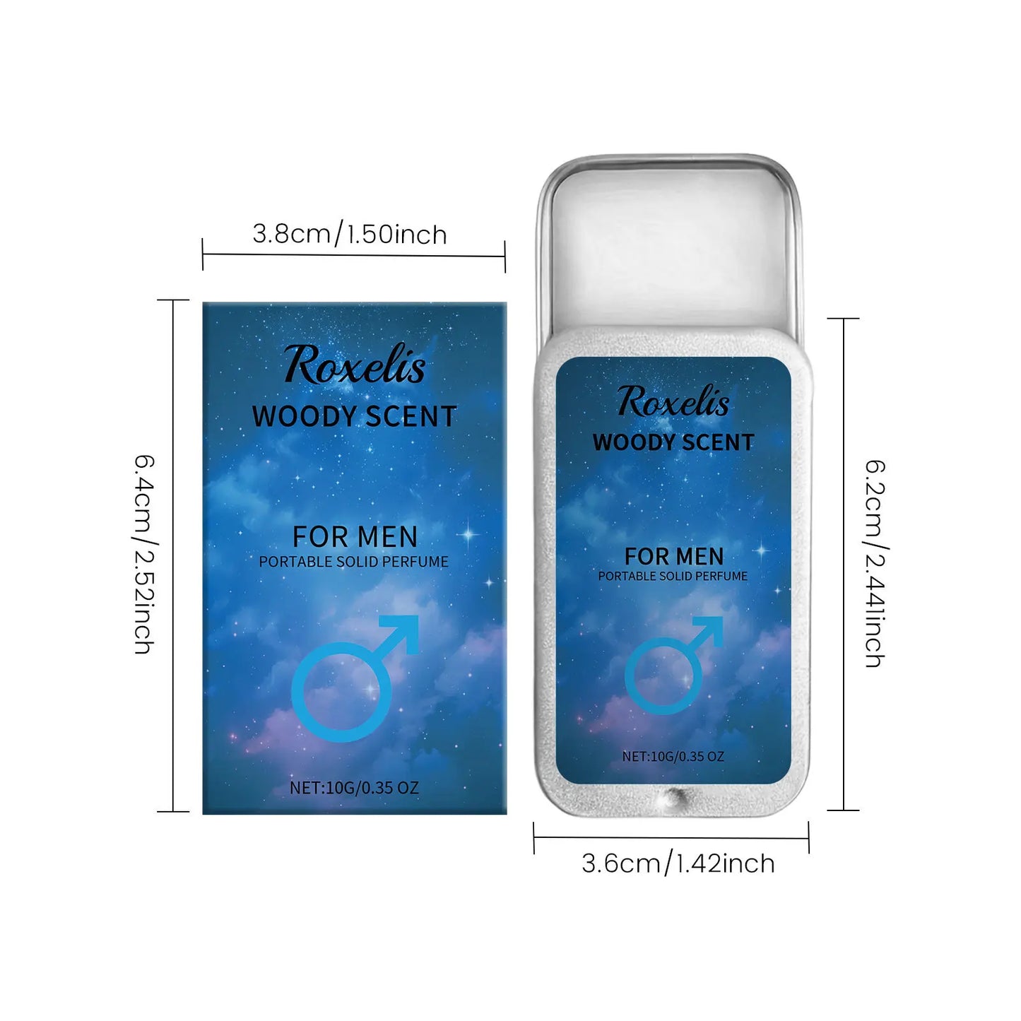 Pheromone Cologne Solid Perfume Woody Scent Lasting Natural Fragrance Release Charming Confidence Pocket Deodorant Solid Balm